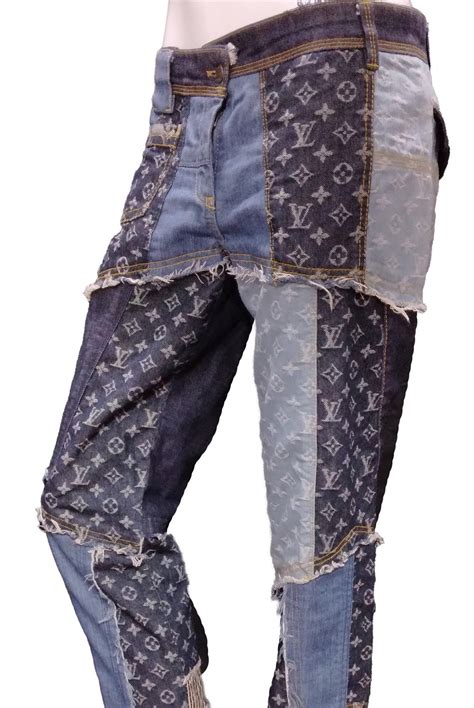 louis vuitton printed jeans|louis vuitton denim jeans.